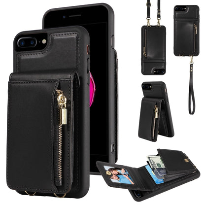 Crossbody Lanyard Zipper Wallet Leather Phone Case, For iPhone 11, For iPhone 11 Pro, For iPhone X / XS, For iPhone XR, For iPhone XS Max, For iPhone 7 Plus / 8 Plus