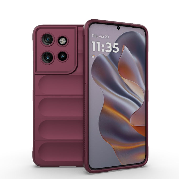 Magic Shield TPU + Flannel Phone Case, For Motorola Moto G75 5G Global, For Motorola Moto G35 5G Global, For Motorola Moto G55 5G Global, For Motorola Edge 50 Neo, For Motorola Moto G24 4G Global, For Motorola Moto G85 5G Global                        ...