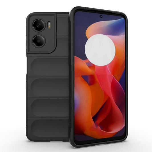 Magic Shield TPU + Flannel Phone Case, For Motorola Moto G05 4G / E15, For Motorola Moto G15 4G Global, For Motorola Moto G75 5G Global, For Motorola Moto G35 5G Global, For Motorola Moto G55 5G Global, For Motorola Edge 50 Neo                         ...