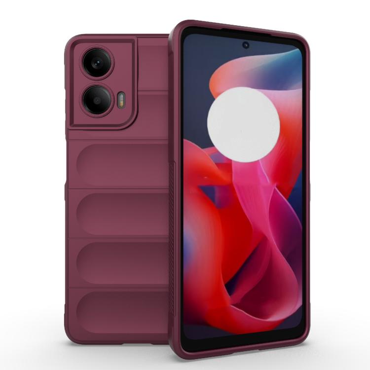 Magic Shield TPU + Flannel Phone Case, For Motorola Moto G75 5G Global, For Motorola Moto G35 5G Global, For Motorola Moto G55 5G Global, For Motorola Edge 50 Neo, For Motorola Moto G24 4G Global, For Motorola Moto G85 5G Global                        ...