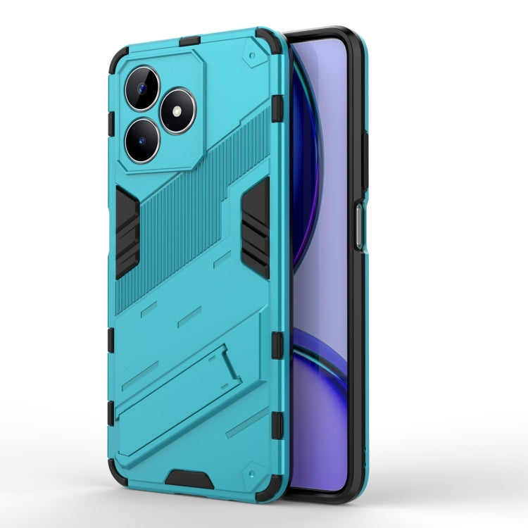 Punk Armor 2 in 1 PC + TPU Phone Case with Holder, For Realme 15 Pro 5G Global, For Realme 15 5G Global, For Realme 14 Pro+ 5G, For Realme 14 Pro 5G Global, For Realme 13 Pro 5G Global, For Realme C63 4G Global, For Realme 12 5G Global                 ...