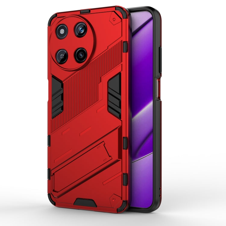 Punk Armor 2 in 1 PC + TPU Phone Case with Holder, For Realme 15 Pro 5G Global, For Realme 15 5G Global, For Realme 14 Pro+ 5G, For Realme 14 Pro 5G Global, For Realme 13 Pro 5G Global, For Realme C63 4G Global, For Realme 12 5G Global                 ...