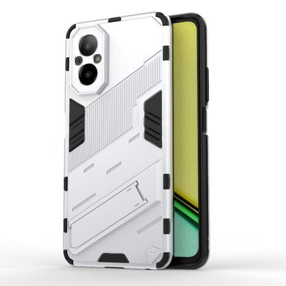 Punk Armor 2 in 1 PC + TPU Phone Case with Holder, For Realme 15 Pro 5G Global, For Realme 15 5G Global, For Realme 14 Pro+ 5G, For Realme 14 Pro 5G Global, For Realme 13 Pro 5G Global, For Realme C63 4G Global, For Realme 12 5G Global                 ...
