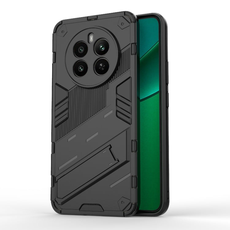 Punk Armor 2 in 1 PC + TPU Phone Case with Holder, For Realme 15 Pro 5G Global, For Realme 15 5G Global, For Realme 14 Pro+ 5G, For Realme 14 Pro 5G Global, For Realme 13 Pro 5G Global, For Realme C63 4G Global, For Realme 12 5G Global                 ...