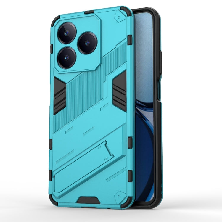 Punk Armor 2 in 1 PC + TPU Phone Case with Holder, For Realme 15 Pro 5G Global, For Realme 15 5G Global, For Realme 14 Pro+ 5G, For Realme 14 Pro 5G Global, For Realme 13 Pro 5G Global, For Realme C63 4G Global, For Realme 12 5G Global                 ...