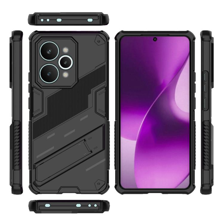 Punk Armor 2 in 1 PC + TPU Phone Case with Holder, For Realme 15 Pro 5G Global, For Realme 15 5G Global, For Realme 14 Pro+ 5G, For Realme 14 Pro 5G Global, For Realme 13 Pro 5G Global, For Realme C63 4G Global, For Realme 12 5G Global                 ...