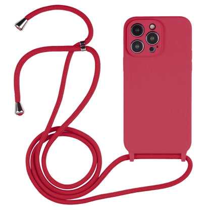 Crossbody Lanyard Liquid Silicone Case, For iPhone 16, For iPhone 15 Pro Max, For iPhone 15 Pro, For iPhone 15 Plus, For iPhone 15