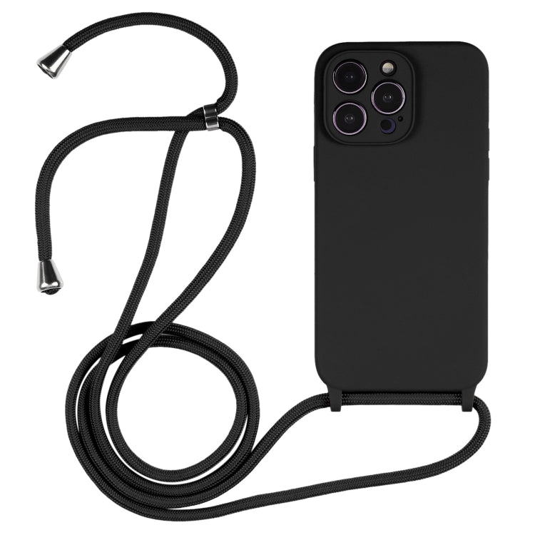 Crossbody Lanyard Liquid Silicone Case, For iPhone 16, For iPhone 15 Pro Max, For iPhone 15 Pro, For iPhone 15 Plus, For iPhone 15