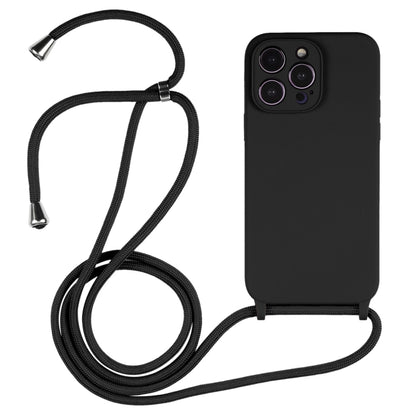 Crossbody Lanyard Liquid Silicone Case, For iPhone 16, For iPhone 15 Pro Max, For iPhone 15 Pro, For iPhone 15 Plus, For iPhone 15