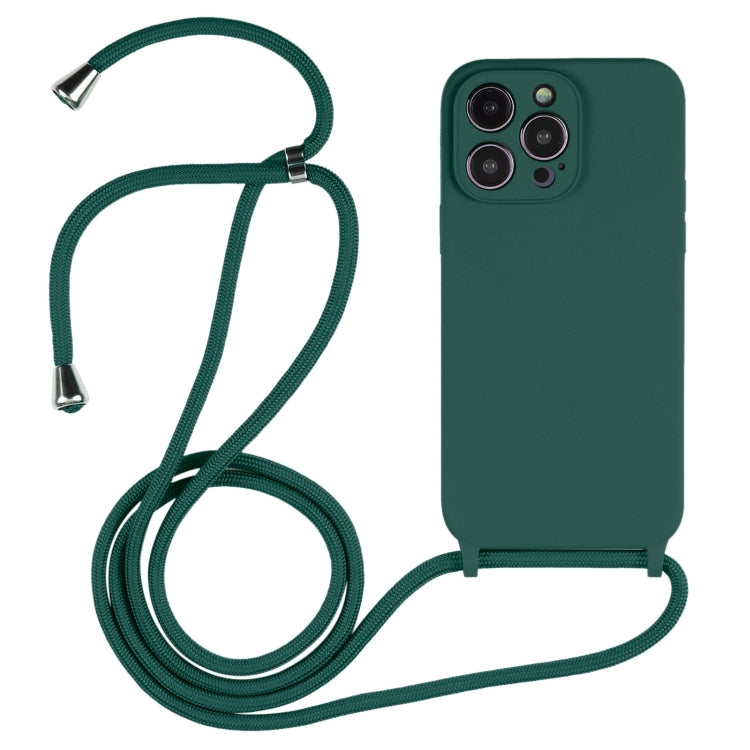 Crossbody Lanyard Liquid Silicone Case, For iPhone 16, For iPhone 15 Pro Max, For iPhone 15 Pro, For iPhone 15 Plus, For iPhone 15