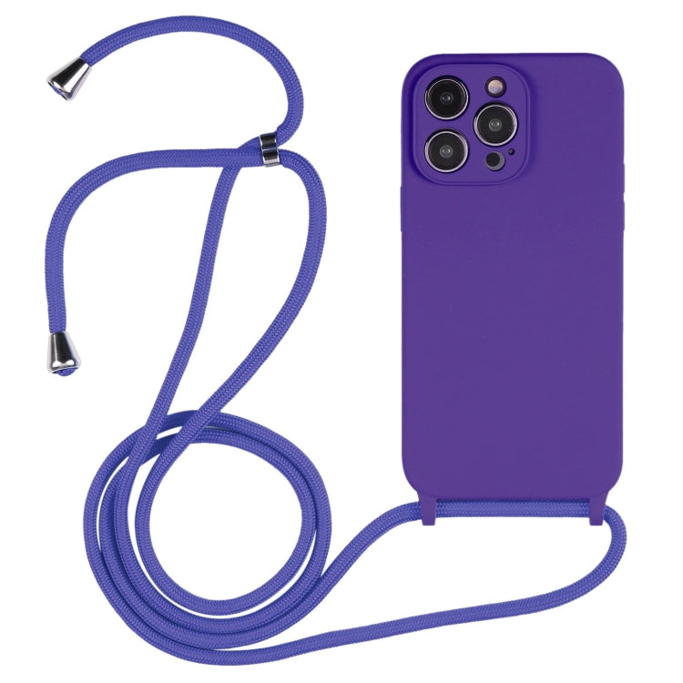 Crossbody Lanyard Liquid Silicone Case, For iPhone 16, For iPhone 15 Pro Max, For iPhone 15 Pro, For iPhone 15 Plus, For iPhone 15