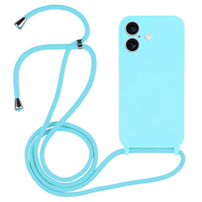 Crossbody Lanyard Liquid Silicone Case, For iPhone 16, For iPhone 15 Pro Max, For iPhone 15 Pro, For iPhone 15 Plus, For iPhone 15