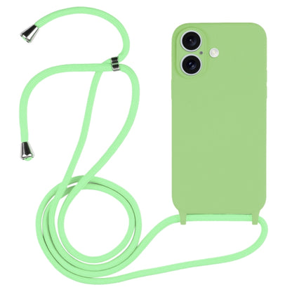 Crossbody Lanyard Liquid Silicone Case, For iPhone 16, For iPhone 15 Pro Max, For iPhone 15 Pro, For iPhone 15 Plus, For iPhone 15