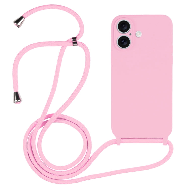 Crossbody Lanyard Liquid Silicone Case, For iPhone 16, For iPhone 15 Pro Max, For iPhone 15 Pro, For iPhone 15 Plus, For iPhone 15