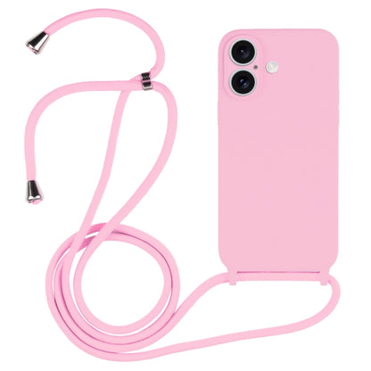 Crossbody Lanyard Liquid Silicone Case, For iPhone 16, For iPhone 15 Pro Max, For iPhone 15 Pro, For iPhone 15 Plus, For iPhone 15