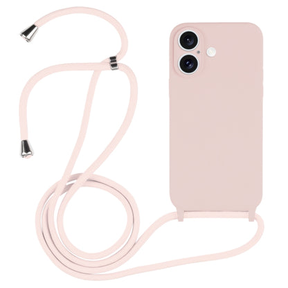 Crossbody Lanyard Liquid Silicone Case, For iPhone 17 Pro Max, For iPhone 17 Pro, For iPhone 17, For iPhone Air, For iPhone 16 Pro Max, For iPhone 16 Pro, For iPhone 16 Plus