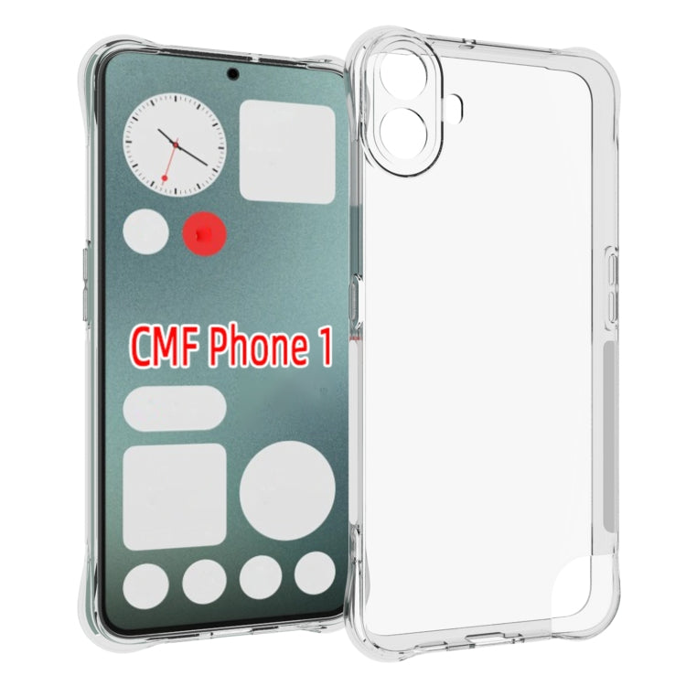 Shockproof Non-slip Thickening TPU Phone Case, For Nothing Phone 4b, For Nothing Phone 3a Lite, For Nothing Phone 3, For Nothing CMF Phone 2 Pro, For Nothing Phone 3a, For Nothing Phone 3a Pro, For Nothing CMF Phone 1, For Nothing Phone 2a             ...