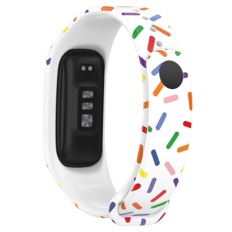 Sports Rainbow Dots Silicone Watch Band, For OPPO Band