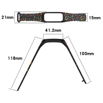 Sports Rainbow Dots Silicone Watch Band, For OPPO Band