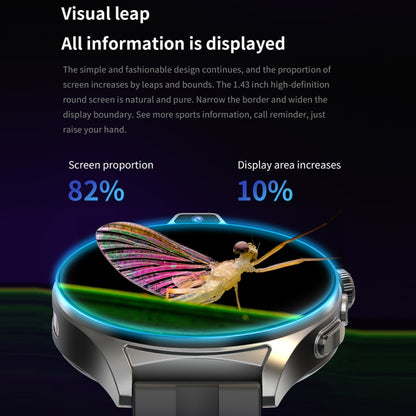 L01 1.43 inch IP67 Waterproof 4G Android 9.0 Smart Watch Support Face Recognition / GPS, 4G+128G