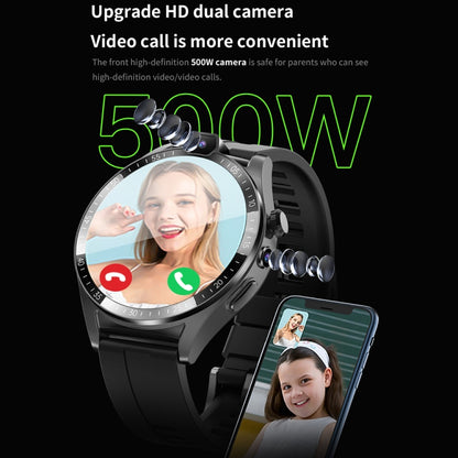 L01 1.43 inch IP67 Waterproof 4G Android 9.0 Smart Watch Support Face Recognition / GPS, 4G+128G