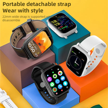 Montre intelligente UNIWA X1S 1,9 pouces IP67 étanche 4G Android 8.1 double caméra prenant en charge la mesure de la température, 1G+8G, 2G+16G