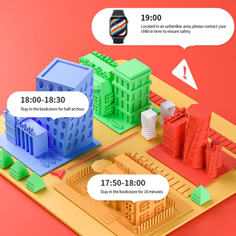 Montre intelligente UNIWA X1S 1,9 pouces IP67 étanche 4G Android 8.1 double caméra prenant en charge la mesure de la température, 1G+8G, 2G+16G