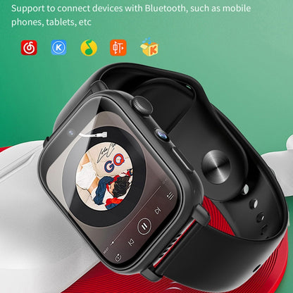 Montre intelligente UNIWA X1S 1,9 pouces IP67 étanche 4G Android 8.1 double caméra prenant en charge la mesure de la température, 1G+8G, 2G+16G