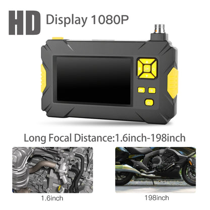 P30 3.9mm 1080P IP68 Waterproof 4.3 inch Screen Single Camera Digital Endoscope, 2m Hard Cable, 5m Hard Cable, 10m Hard Cable