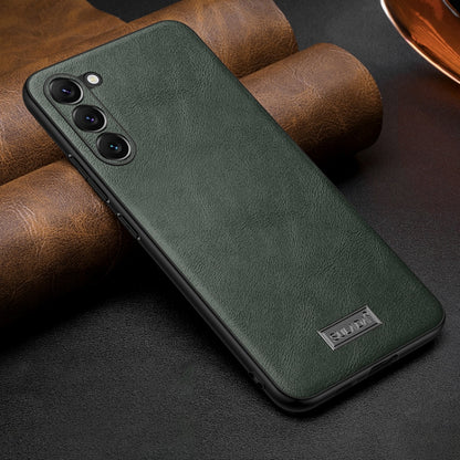 SULADA Shockproof TPU Hybrid Handmade Leather Phone Case