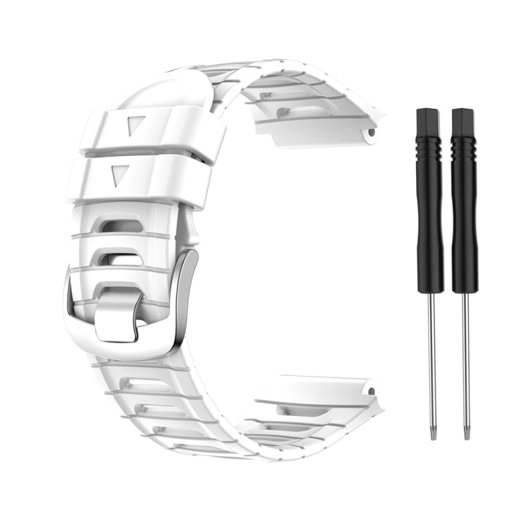 Solid Color Silicone Replacement Watch Band, For Garmin Forerunner 920XT