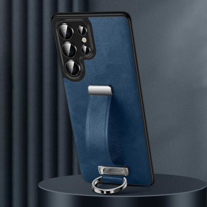 SULADA PC Hybrid Leather Texture Skin Feel Shockproof Phone Case