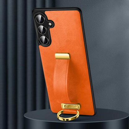 SULADA PC Hybrid Leather Texture Skin Feel Shockproof Phone Case