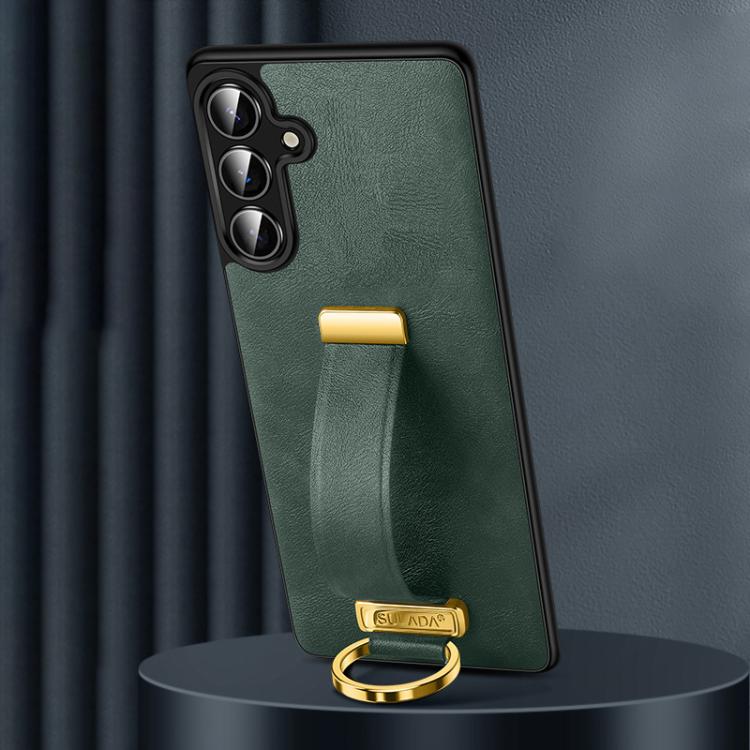 SULADA PC Hybrid Leather Texture Skin Feel Shockproof Phone Case