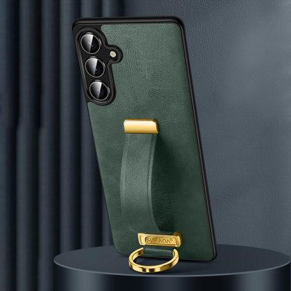 SULADA PC Hybrid Leather Texture Skin Feel Shockproof Phone Case