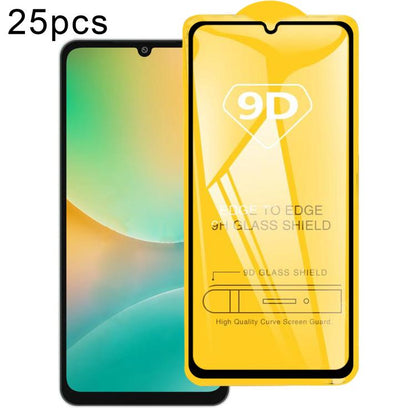 25pcs 9D Full Glue Screen Tempered Glass Film, For Galaxy F07e 4G, For Samsung Galaxy M17e 5G, For Samsung Galaxy M17 5G, For Samsung Galaxy F17 5G, For Samsung Galaxy A57, For Samsung Galaxy A37, For Samsung Galaxy A27, For Samsung Galaxy F36 5G      ...