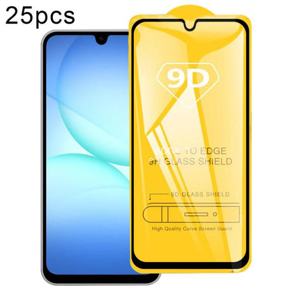25pcs 9D Full Glue Screen Tempered Glass Film