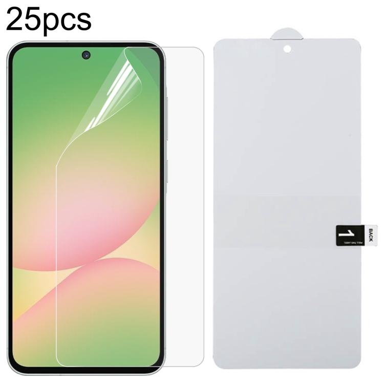 25pcs Full Screen Protector Explosion-proof Hydrogel Film, For Galaxy A08 4G, For Galaxy A08 5G, For Galaxy A18 4G, For Galaxy A18 5G, For Galaxy M47 5G, For Galaxy Buddy5 5G, For Galaxy S26 FE 5G, For Galaxy F07e 4G, For Samsung Galaxy M17e 5G        ...