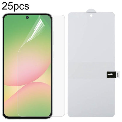 25pcs Full Screen Protector Explosion-proof Hydrogel Film, For Galaxy A08 4G, For Galaxy A08 5G, For Galaxy A18 4G, For Galaxy A18 5G, For Galaxy M47 5G, For Galaxy Buddy5 5G, For Galaxy S26 FE 5G, For Galaxy F07e 4G, For Samsung Galaxy M17e 5G        ...