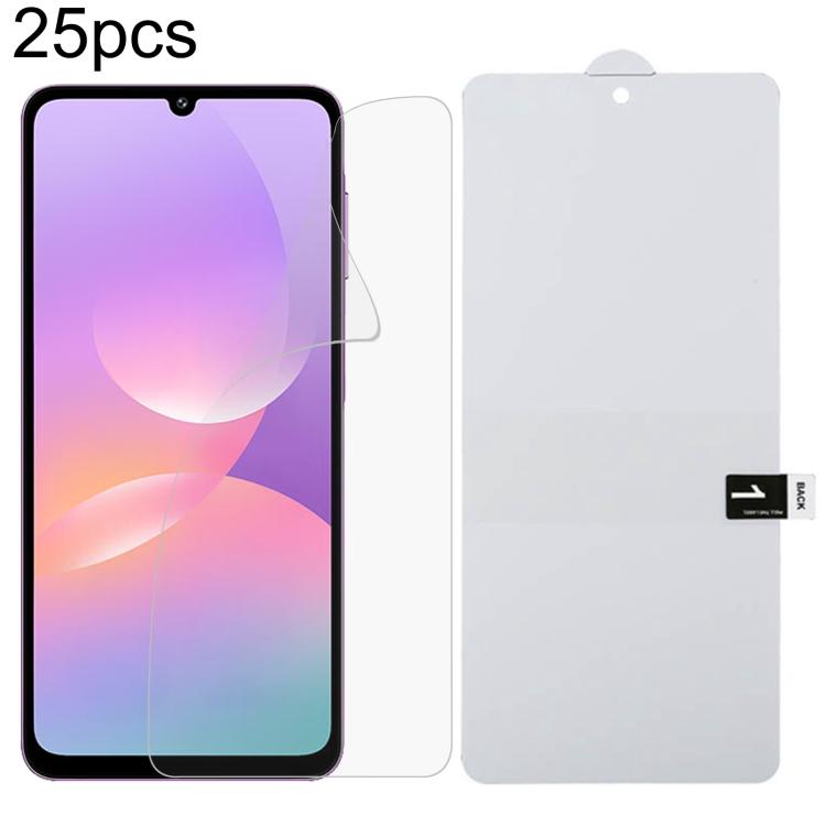 25pcs Full Screen Protector Explosion-proof Hydrogel Film, For Galaxy A08 4G, For Galaxy A08 5G, For Galaxy A18 4G, For Galaxy A18 5G, For Galaxy M47 5G, For Galaxy Buddy5 5G, For Galaxy S26 FE 5G, For Galaxy F07e 4G, For Samsung Galaxy M17e 5G        ...