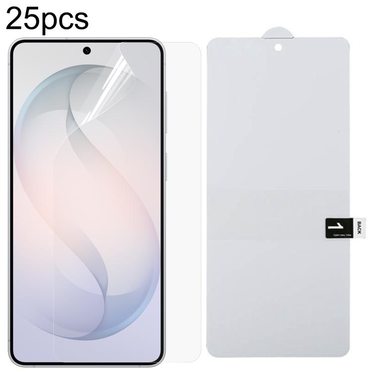 25pcs Full Screen Protector Explosion-proof Hydrogel Film, For Galaxy A08 4G, For Galaxy A08 5G, For Galaxy A18 4G, For Galaxy A18 5G, For Galaxy M47 5G, For Galaxy Buddy5 5G, For Galaxy S26 FE 5G, For Galaxy F07e 4G, For Samsung Galaxy M17e 5G        ...