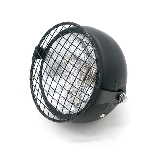 Motorrad Netz-Retro-Lampe LED-Scheinwerfer-Modifikationszubehör für Halley CG125 / GN125, DM-DD-023, DM-DD-023 (Gelb)