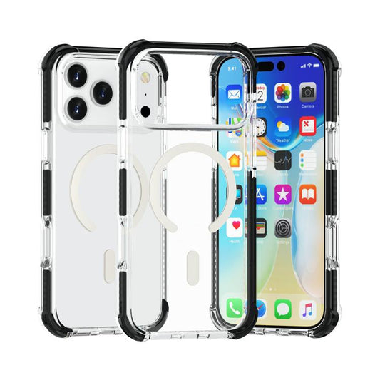 Acrylic Magsafe Magnetic Shockproof Phone Case, For iPhone 18 Pro / 17 Pro, For iPhone 18 Pro Max / 17 Pro Max, For iPhone 17e / 16e, For iPhone 17, For iPhone Air, For iPhone 16 Pro Max, For iPhone 16 Pro, For iPhone 16 Plus, For iPhone 16            ...