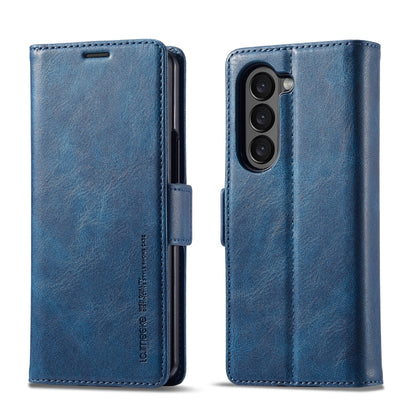 LC.IMEEKE RFID Anti-theft Leather Phone Case, For Galaxy Z Fold8 Ultra 5G, For Galaxy Z Flip8 5G, For Samsung Galaxy Z Flip6 / Flip7 FE, For Samsung Galaxy Z Fold7 5G, For Samsung Galaxy Z Flip7 5G, For Samsung Galaxy Z Fold6 5G                        ...