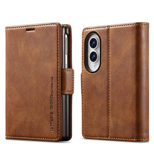 LC.IMEEKE RFID Anti-theft Leather Phone Case, For Galaxy Z Fold8 5G, For Galaxy Z Fold8 Ultra 5G, For Galaxy Z Flip8 5G, For Samsung Galaxy Z Flip6 / Flip7 FE, For Samsung Galaxy Z Fold7 5G, For Samsung Galaxy Z Flip7 5G, For Samsung Galaxy Z Fold6 5G