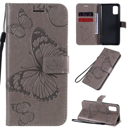 3D Butterflies Embossing Pattern Horizontal Flip Leather Case with Holder & Card Slot & Wallet, For Samsung Galaxy A41, For Samsung Galaxy A51 5G, For Samsung Galaxy A71 5G, For Huawei Nova 7, For Huawei Nova 7 Pro, For Huawei Nova 7 SE / P40 Lite 5G  ...