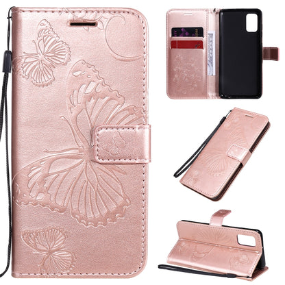 3D Butterflies Embossing Pattern Horizontal Flip Leather Case with Holder & Card Slot & Wallet, For Samsung Galaxy A41, For Samsung Galaxy A51 5G, For Samsung Galaxy A71 5G, For Huawei Nova 7, For Huawei Nova 7 Pro, For Huawei Nova 7 SE / P40 Lite 5G  ...