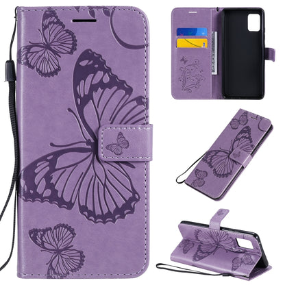 3D Butterflies Embossing Pattern Horizontal Flip Leather Case with Holder & Card Slot & Wallet, For Samsung Galaxy A41, For Samsung Galaxy A51 5G, For Samsung Galaxy A71 5G, For Huawei Nova 7, For Huawei Nova 7 Pro, For Huawei Nova 7 SE / P40 Lite 5G  ...