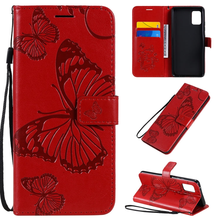 3D Butterflies Embossing Pattern Horizontal Flip Leather Case with Holder & Card Slot & Wallet, For Samsung Galaxy A41, For Samsung Galaxy A51 5G, For Samsung Galaxy A71 5G, For Huawei Nova 7, For Huawei Nova 7 Pro, For Huawei Nova 7 SE / P40 Lite 5G  ...