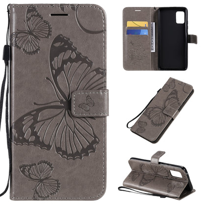 3D Butterflies Embossing Pattern Horizontal Flip Leather Case with Holder & Card Slot & Wallet, For Samsung Galaxy A41, For Samsung Galaxy A51 5G, For Samsung Galaxy A71 5G, For Huawei Nova 7, For Huawei Nova 7 Pro, For Huawei Nova 7 SE / P40 Lite 5G  ...